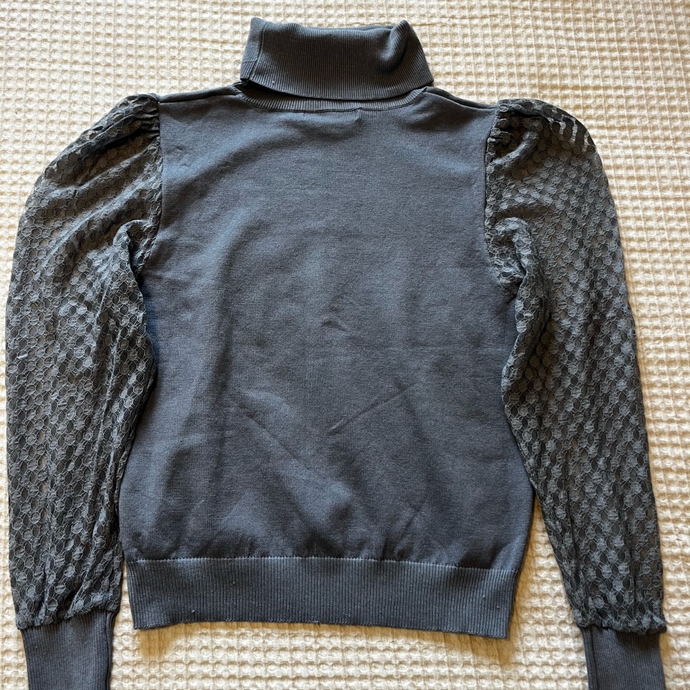 Love Tree Charcoal Turtleneck Sweater